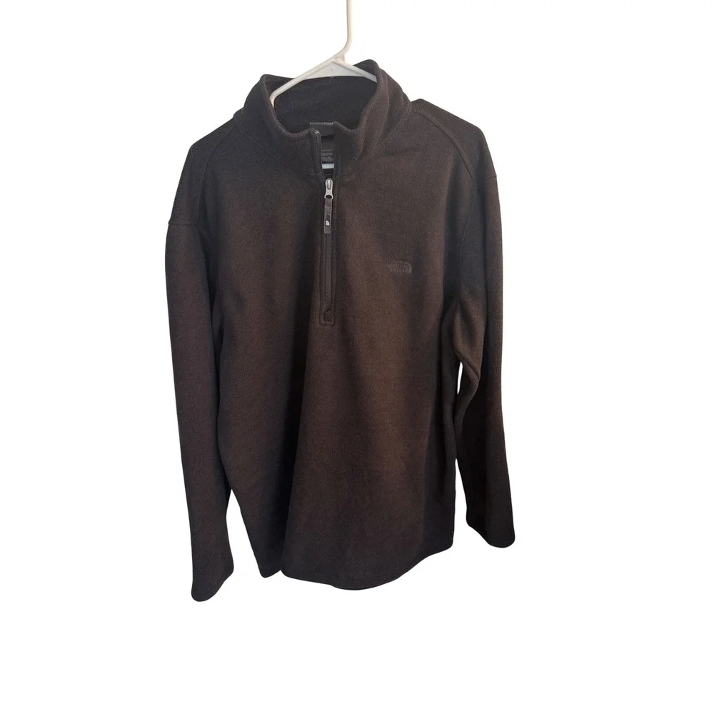 The North Face‎ Pullover Mens XXL Black Gordon Lyons Quarter Zip Fleece Jacket